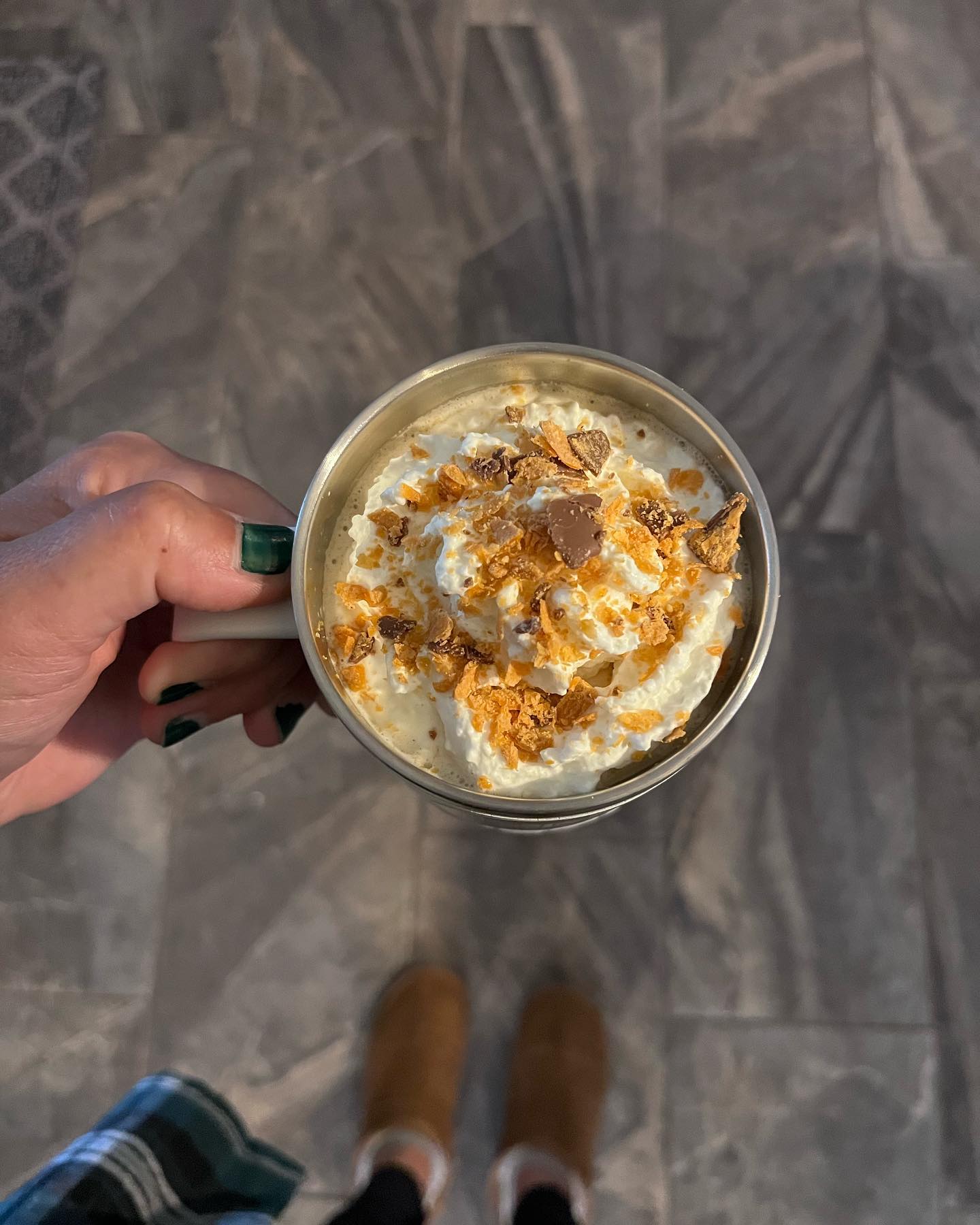 Butterfinger Latte anyone? Come see us at Riverfront tomorrow 9/1, plan to be set up by 7:45 staying till around 1!