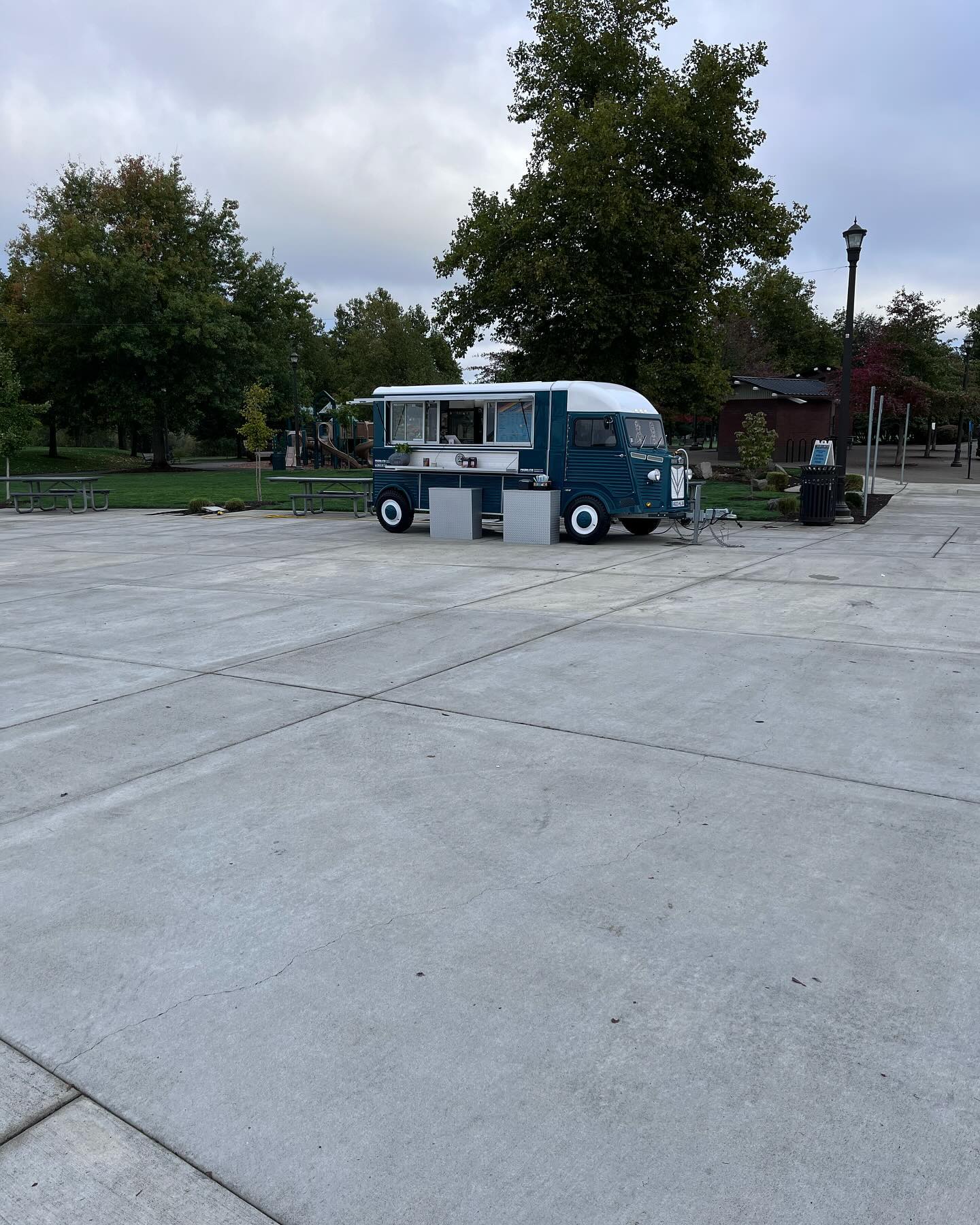 Hey friends! I unfortunately forgot the keys to the trailer  Dylan has work meetings so I wont be back out. However @prismatic.coffee is in the park near the playground today! Go give them a try! ️